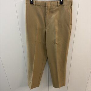 US Navy Khaki Pants 35 L Athletic Service Dress P/W Men's Military Uniform 35x31